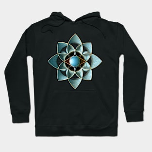 Sacred Geometry Porcelain Mandala Hoodie